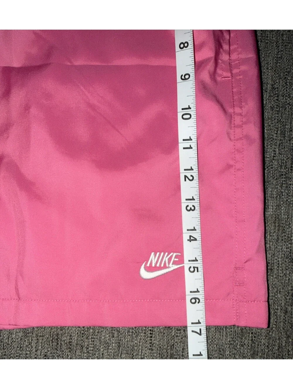 Nike Club Flow Men X-Large Woven Lined Shorts Pinksicle/White FN3307-684 New